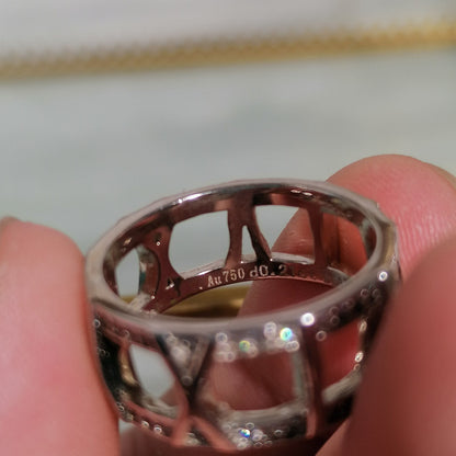 [Stellar jewels]ATLAS LARGE OPEN DIAMOND RING
