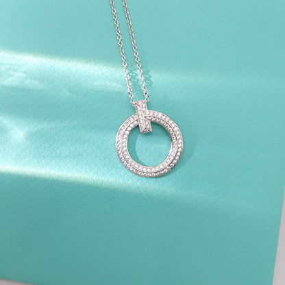 [Stellar jewels]T WIRE PEDANT DIAMOND NECKLACE