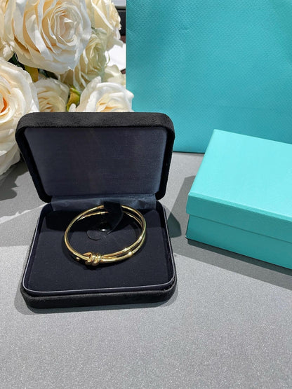 [Stellar jewels]KNOT DOUBLE ROW GOLD BRACELET