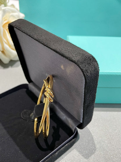 [Stellar jewels]KNOT DOUBLE ROW GOLD BRACELET
