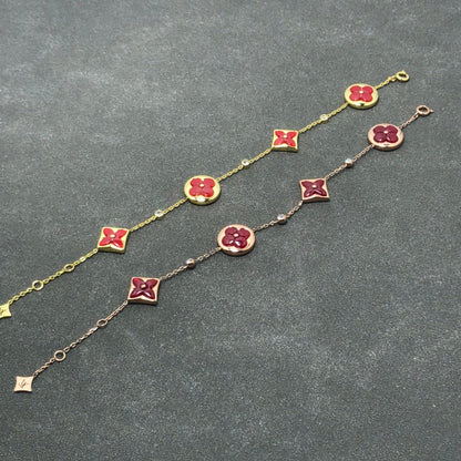 [Stellar Jewelry]STAR AND SUN CARNELIAN 4 MOTIFS 3 DIAMONDS
