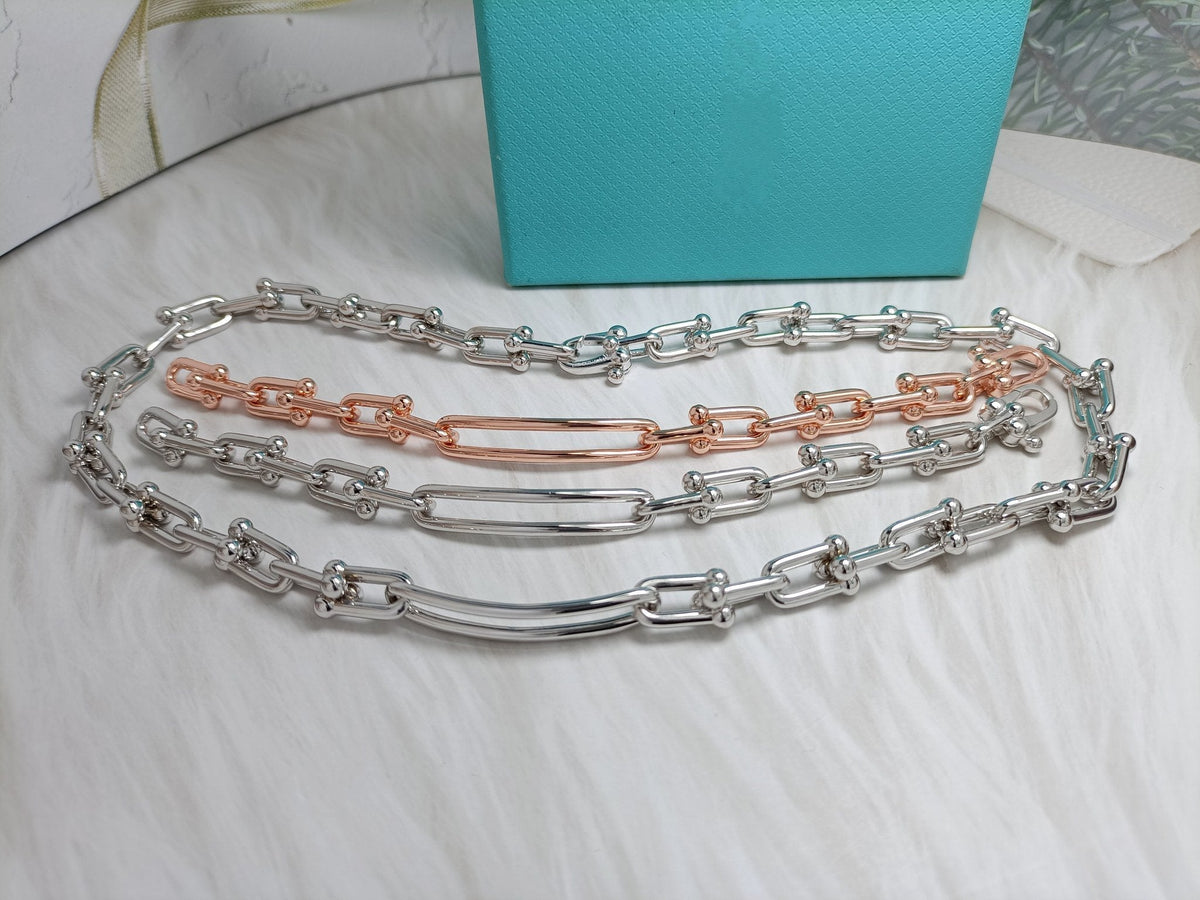 [Stellar jewels]HARDWEAR LONG CHAIN BRACELET