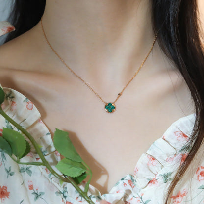 [Stellar Jewelry]SUN PEDANT PINK GOLD 1 DIAMOND NECKLACE