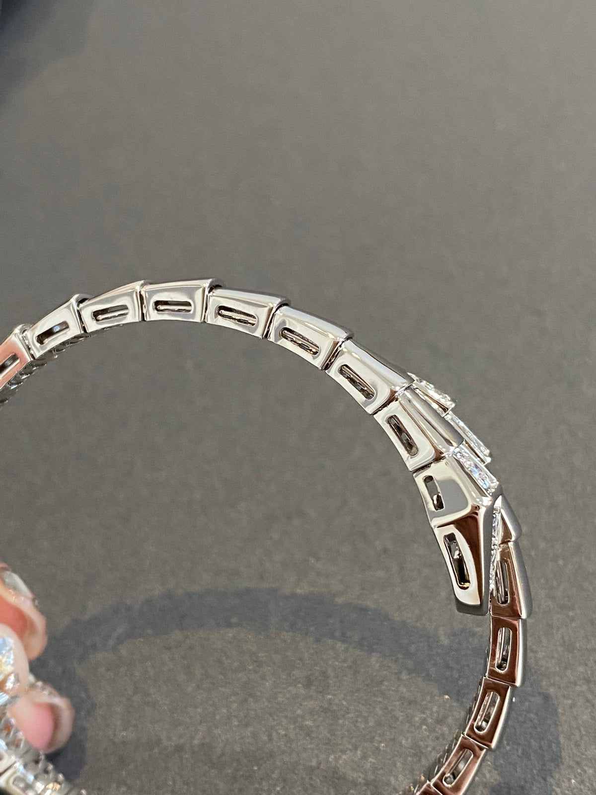 [Stellar Jewelry]SERPENTI BRACELET DIAMONDS SILVER