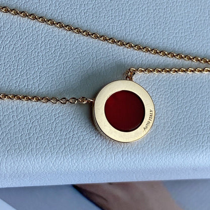 [Stellar jewels]T DIAMOND CIRCLE PEDANT NECKLACE