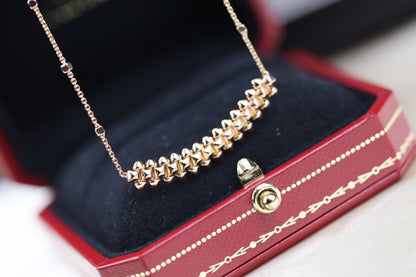 [Stellar Jewelry]CLASH PINK GOLD NECKLACE