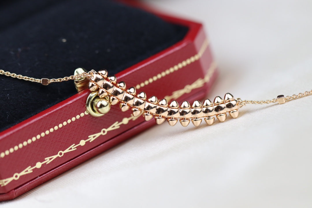 [Stellar Jewelry]CLASH PINK GOLD NECKLACE