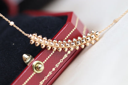 [Stellar Jewelry]CLASH PINK GOLD NECKLACE