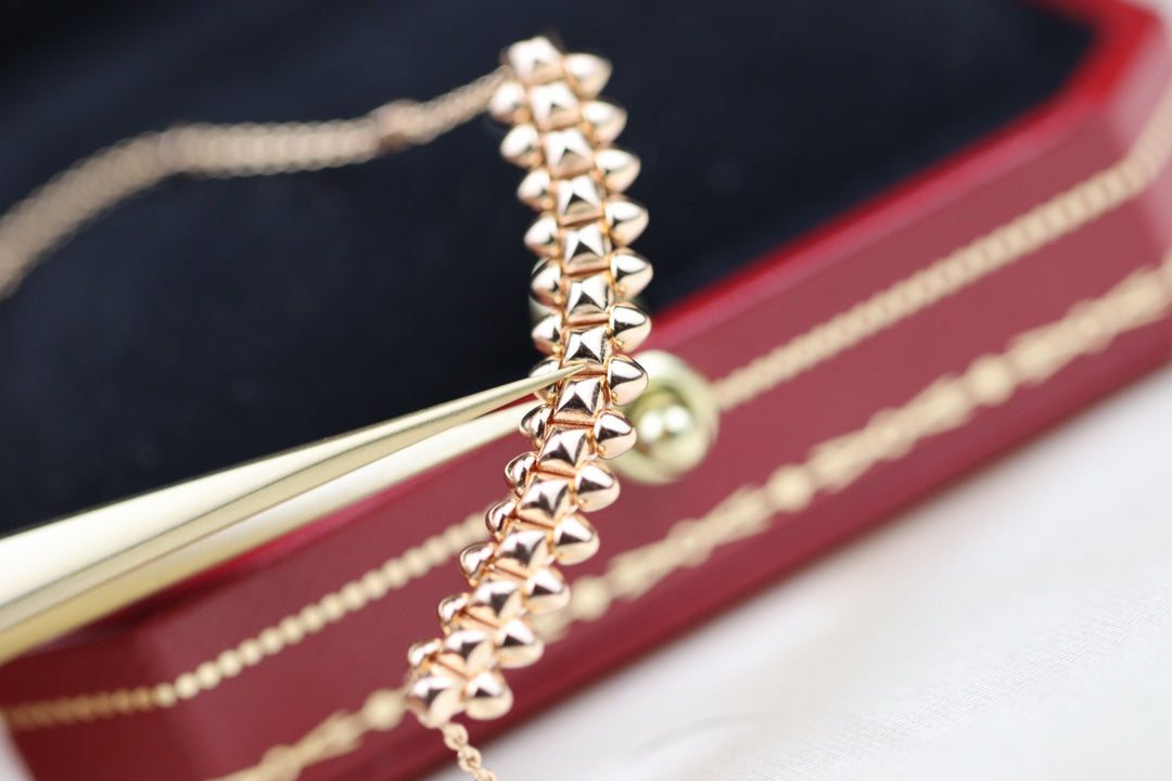 [Stellar Jewelry]CLASH PINK GOLD NECKLACE