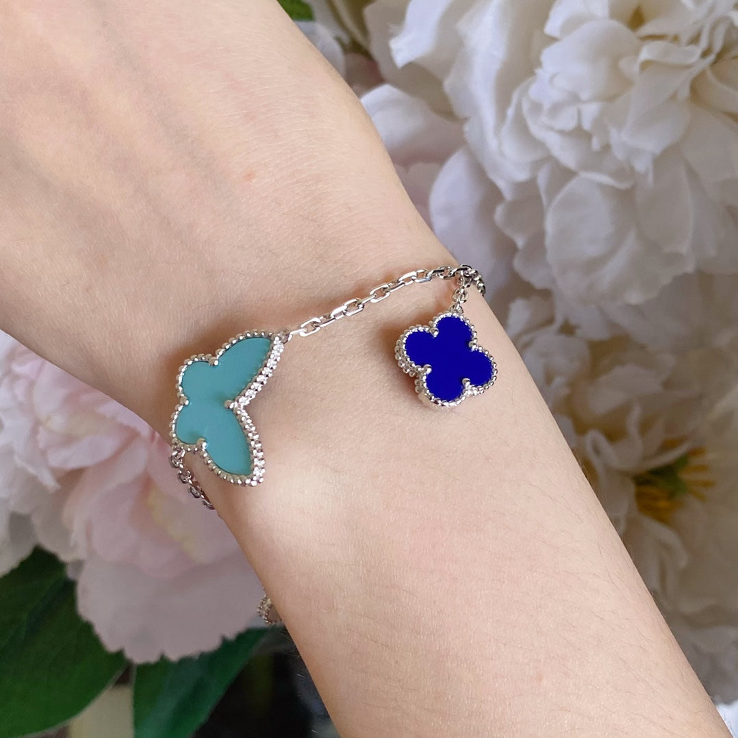 [Stellar Jewelry]LUCKY SPRING SILVER BRACELET 4 MOTIF