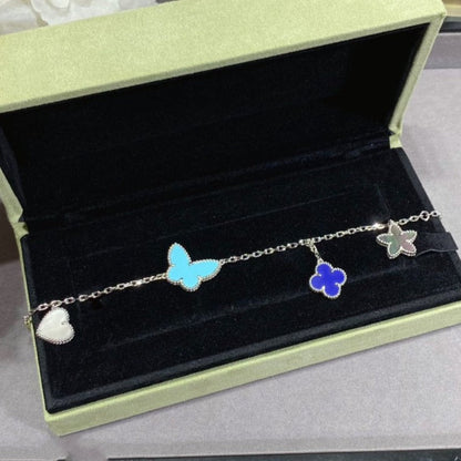 [Stellar Jewelry]LUCKY SPRING SILVER BRACELET 4 MOTIF