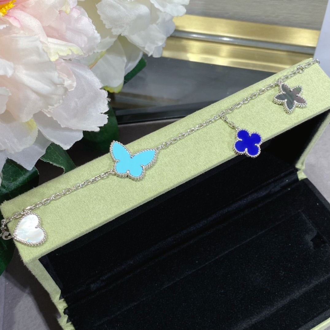 [Stellar Jewelry]LUCKY SPRING SILVER BRACELET 4 MOTIF