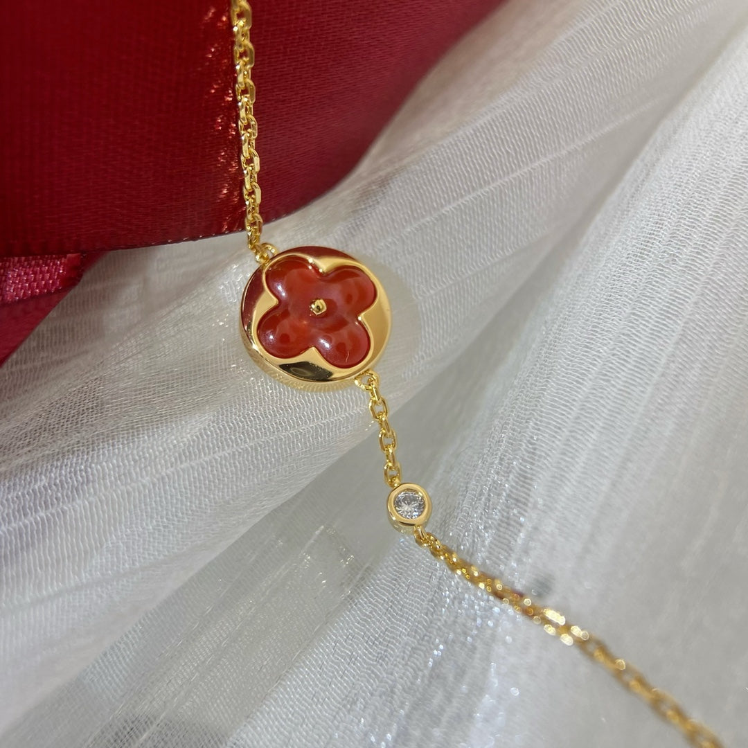 [Stellar Jewelry]SUN PEDANT CARNELIAN BRACELET