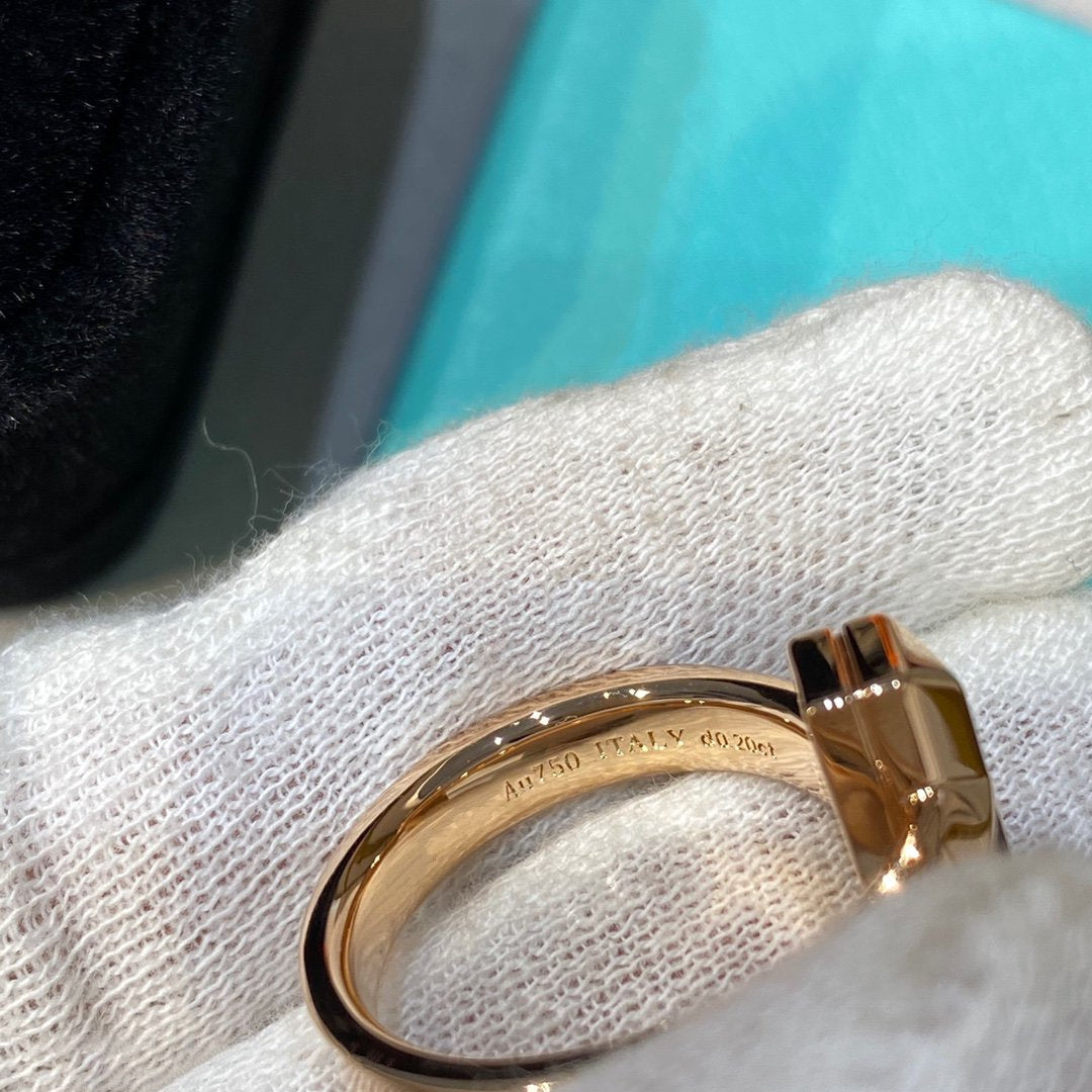 [Stellar jewels]T WIRE MEDIUM DIAMOND RING