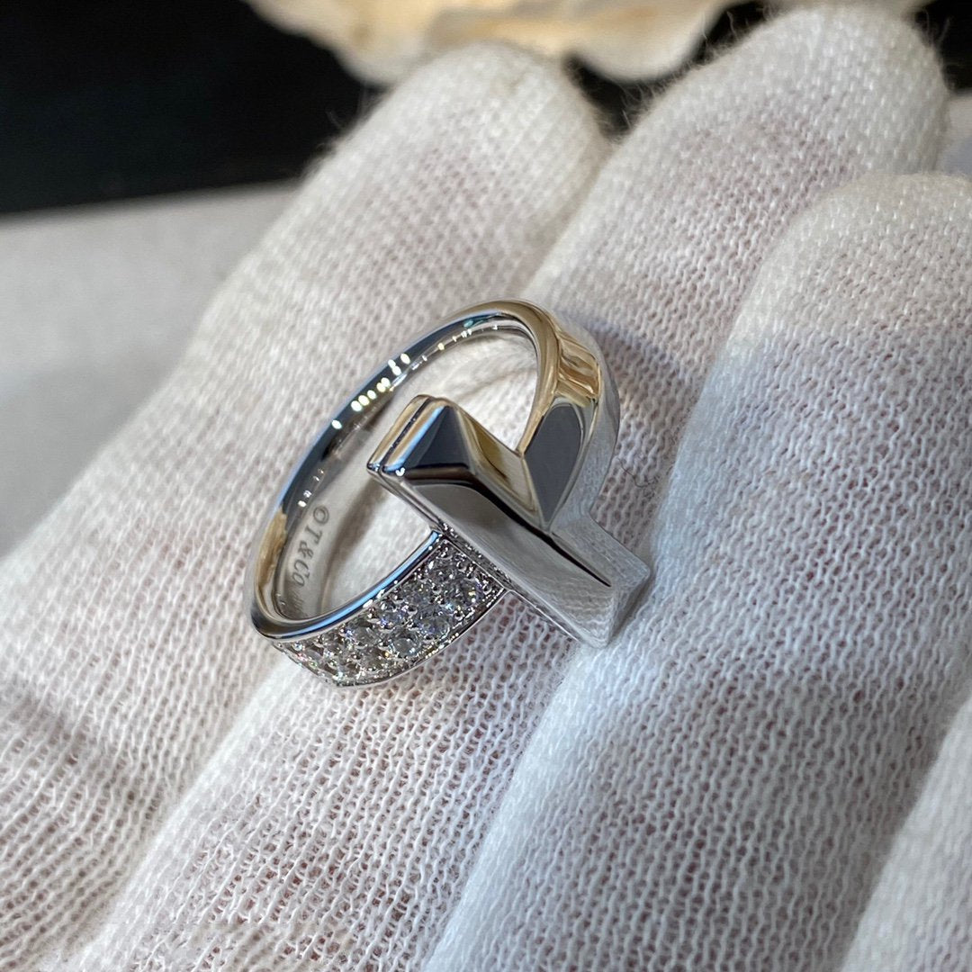 [Stellar jewels]T WIRE MEDIUM DIAMOND RING