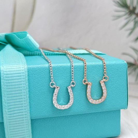 [Stellar jewels]U PEDANT DIAMOND NECKLACE