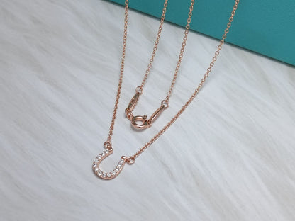 [Stellar jewels]U PEDANT DIAMOND NECKLACE