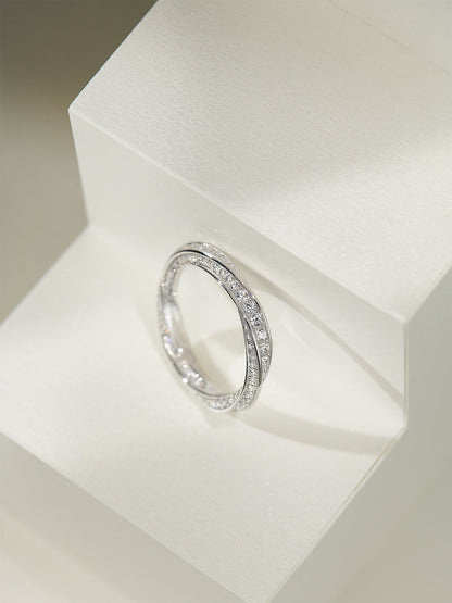[Stellar jewels]SPIRAL DIAMOND RING