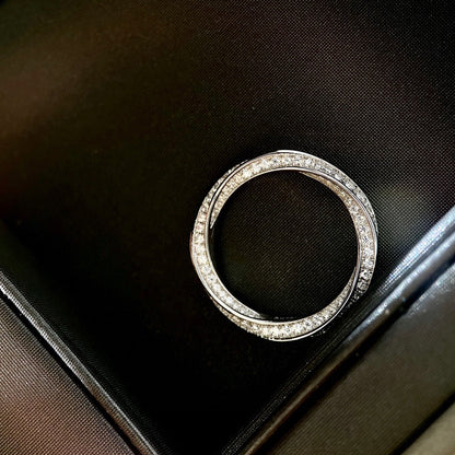 [Stellar jewels]SPIRAL DIAMOND RING
