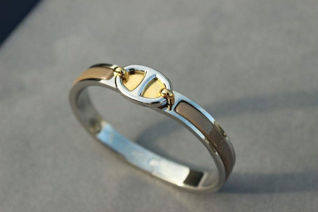 [Stellar Jewelry]CLIC CHAINE SILVER BRACELET