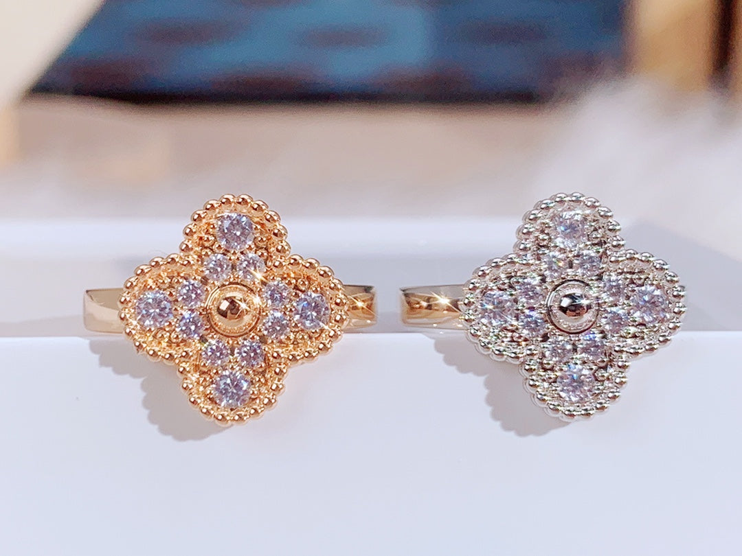 [Stellar Jewelry]CLOVER DIAMOND RING