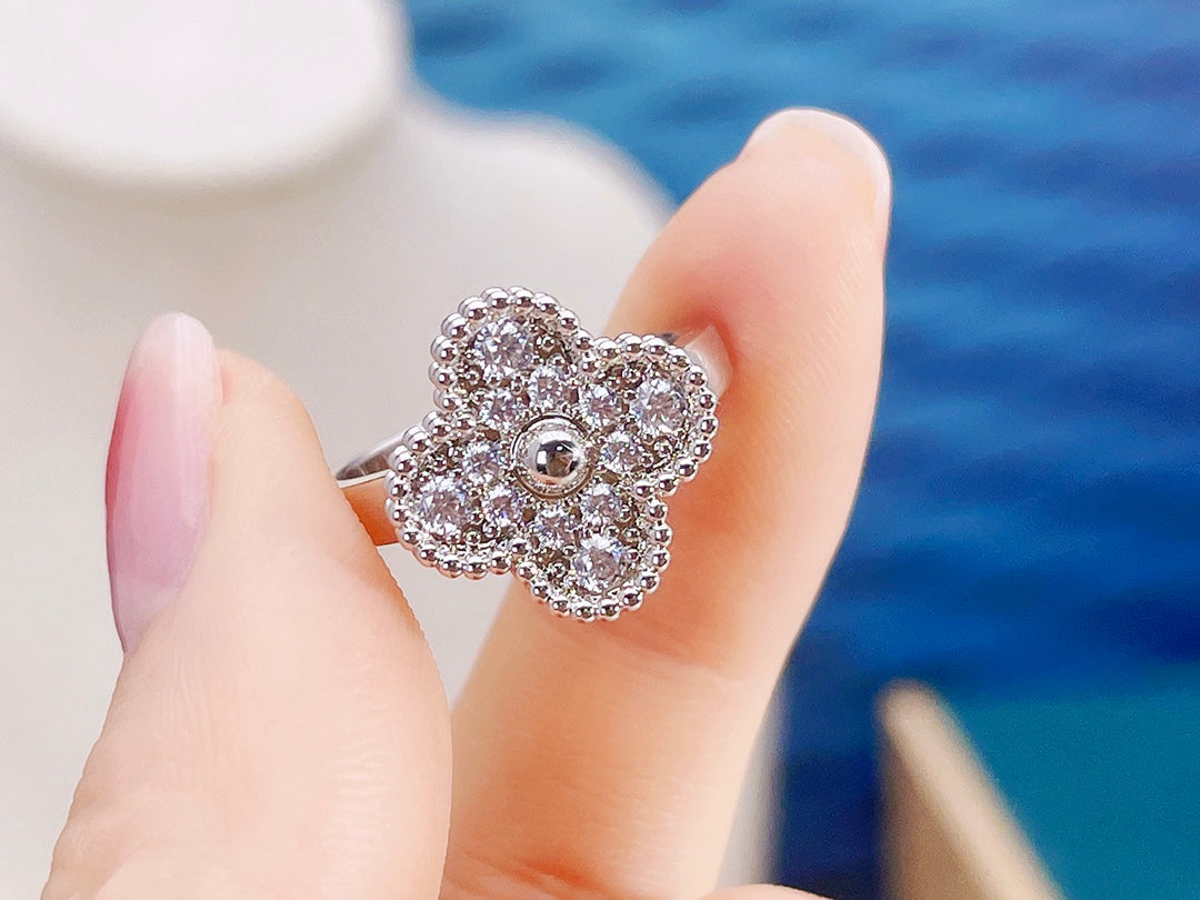 [Stellar Jewelry]CLOVER DIAMOND RING