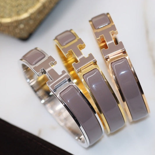 [Stellar Jewelry]H BRACELET 12MM BROWN