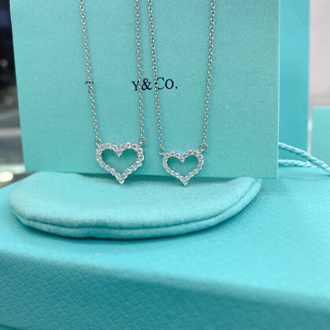 [Stellar jewels]HEART-SHAPED DIAMOND NECKLACE