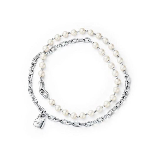 [Stellar jewels]HARDWEAR PEARL WRAP NECKLACE