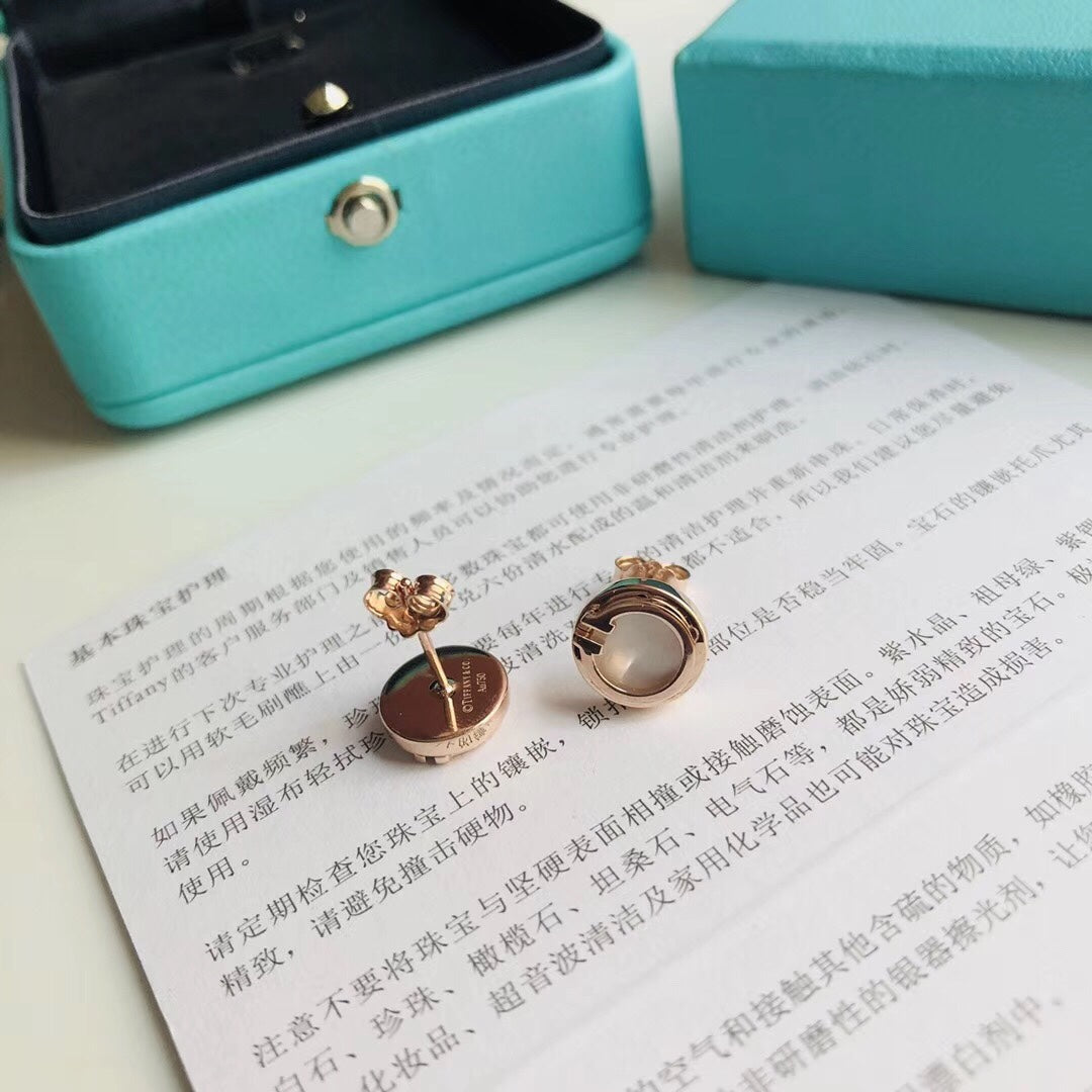 [Stellar jewels]PEARL CIRCLE EARRINGS MOTHER