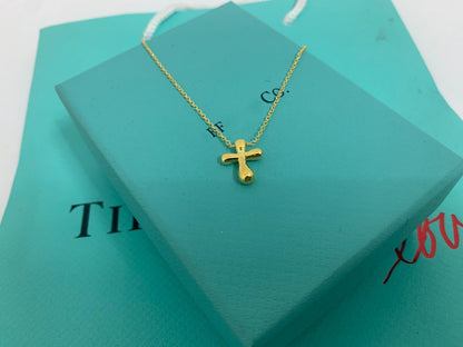 [Stellar jewels]CROSS PENDANT MINI BARE CROSS NECKLACE