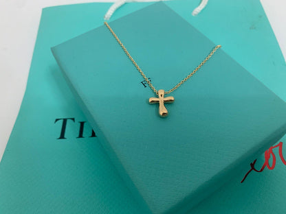 [Stellar jewels]CROSS PENDANT MINI BARE CROSS NECKLACE