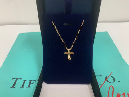 [Stellar jewels]CROSS PENDANT MINI BARE CROSS NECKLACE