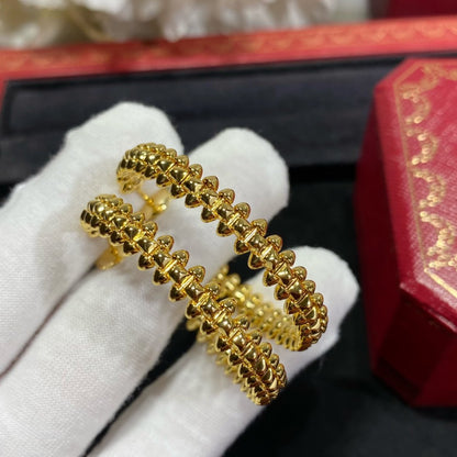 [Stellar Jewelry]CLASH LARGE HOOP EARRINGS