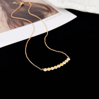 [Stellar Jewelry]BEE MY LOVE DIAMOND NECKLACE