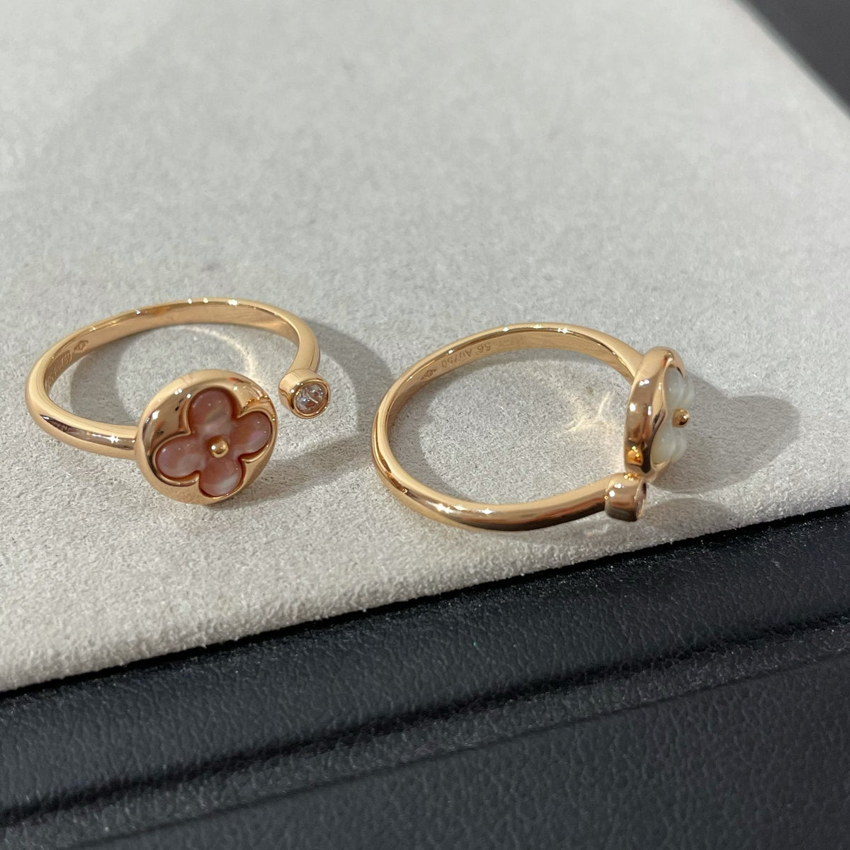 [Stellar Jewelry]SUN 1 DIAMOND PINK MOP RING