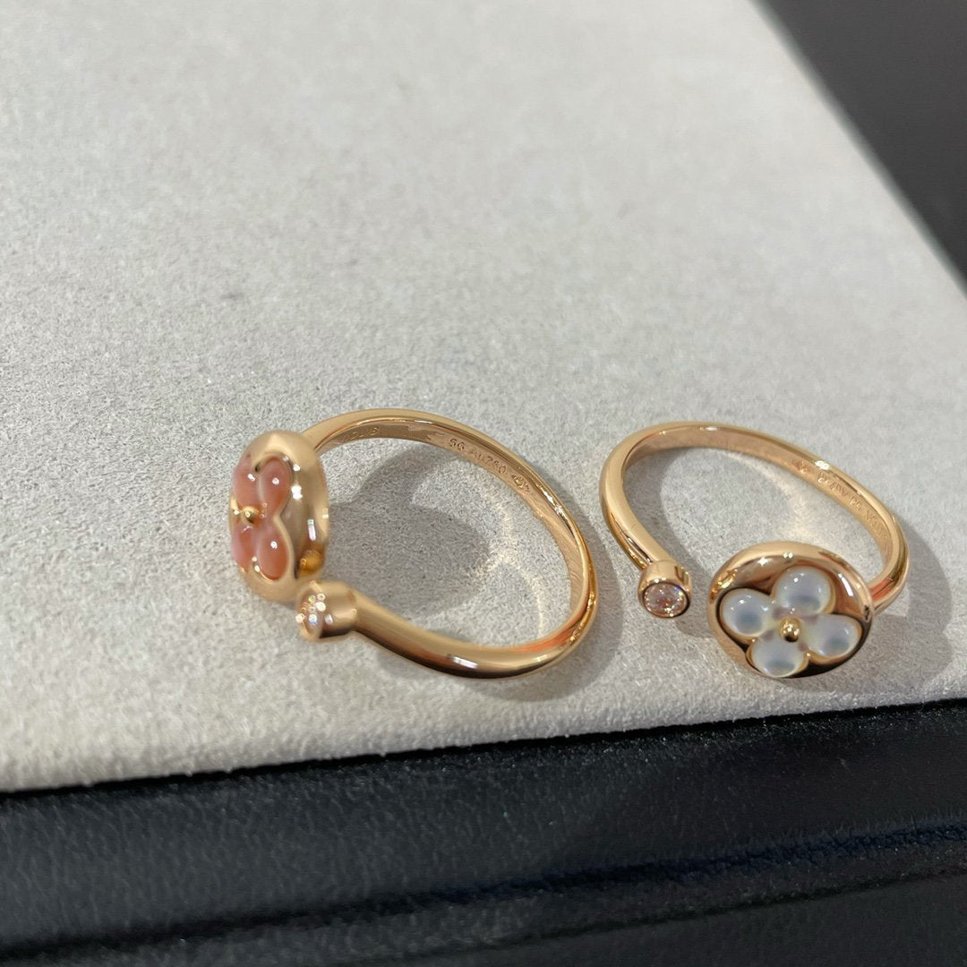 [Stellar Jewelry]SUN 1 DIAMOND PINK MOP RING