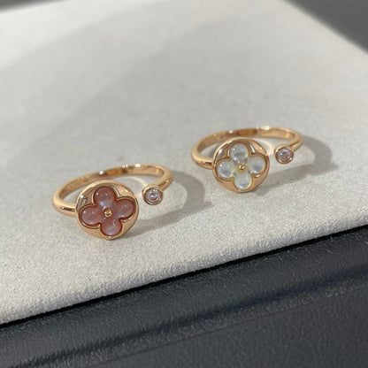 [Stellar Jewelry]SUN 1 DIAMOND PINK MOP RING