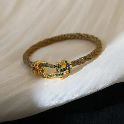 [Stellar Jewelry]FORCE 10 GOLD GREEN DIAMOND PAVED