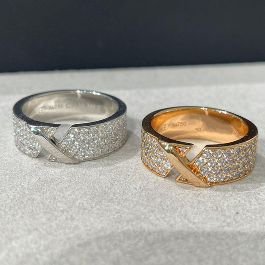 [Stellar Jewelry]LIENS EVIDENCE  DIAMOND PAVED RING