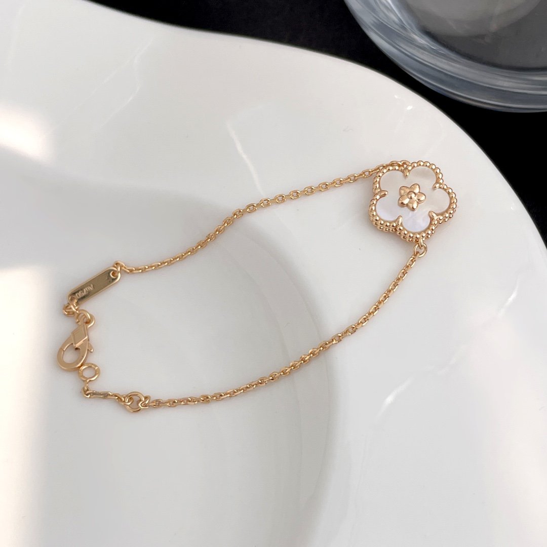 [Stellar Jewelry]LUCKY SPRING ROSE GOLD MOP BRACELET