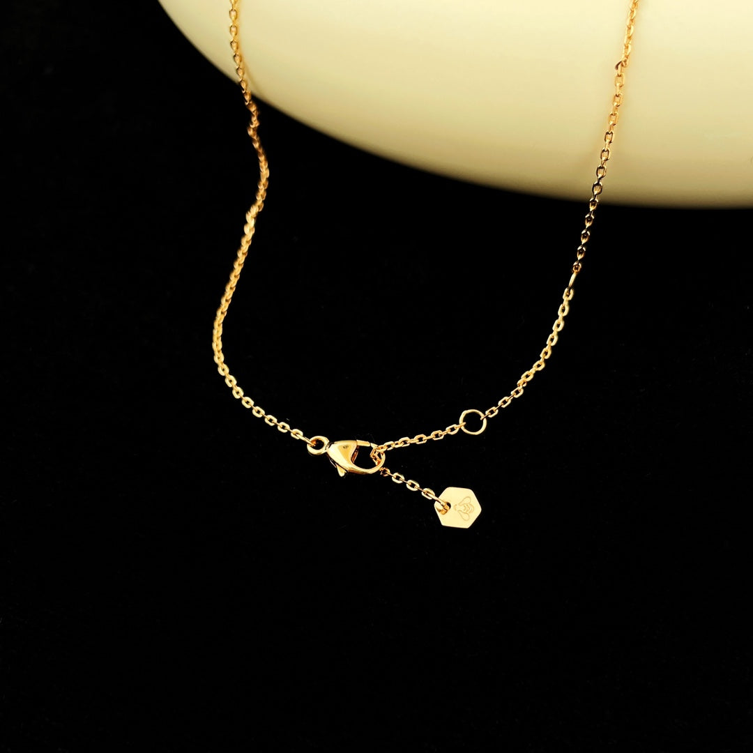 [Stellar Jewelry]BEE MINI PEDANT DIAMOND NECKLACE