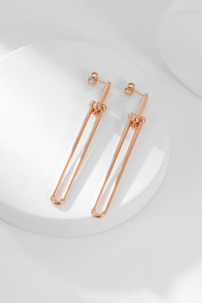 [Stellar jewels]HARDWEAR LONG DROP EARRINGS