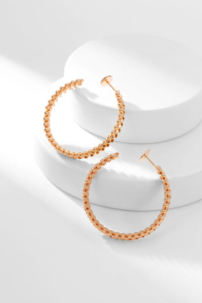 [Stellar Jewelry]CLASH HOOP EARRINGS