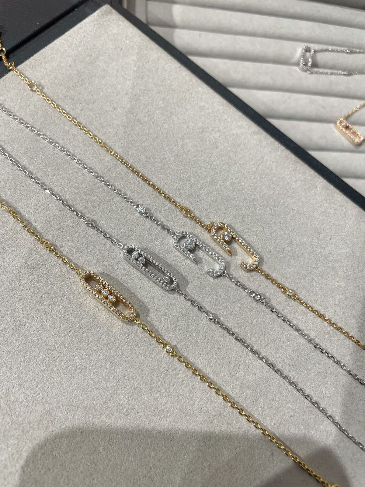 [Stellar Jewelry]BABY MOVE DIAMOND BRACELET(Adjustable length)