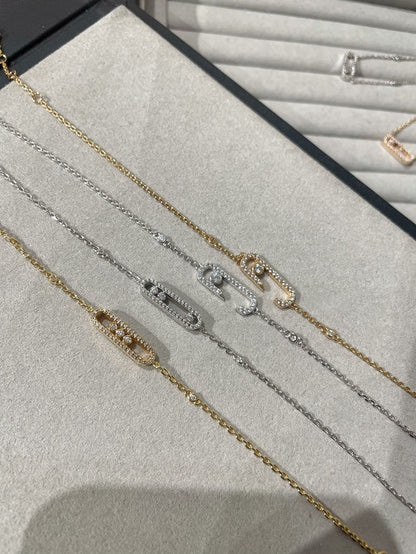 [Stellar Jewelry]BABY MOVE DIAMOND BRACELET(Adjustable length)