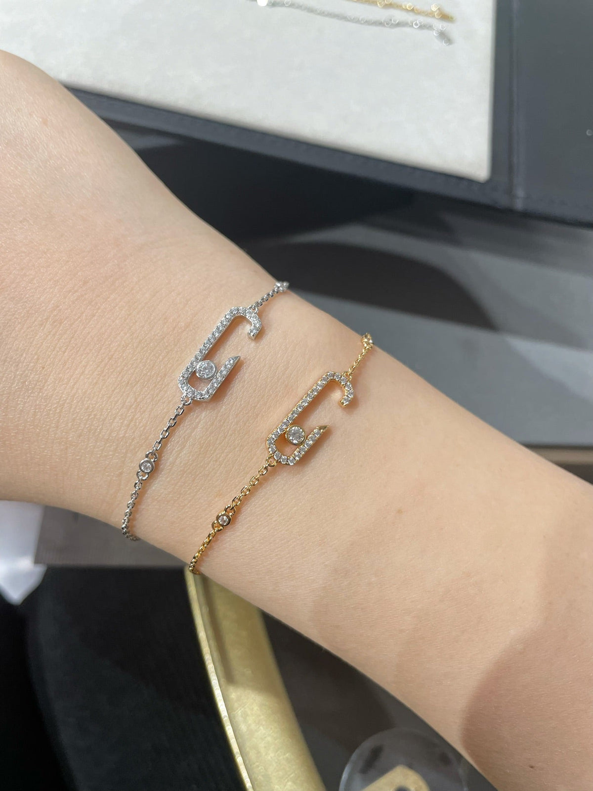 [Stellar Jewelry]BABY MOVE DIAMOND BRACELET(Adjustable length)