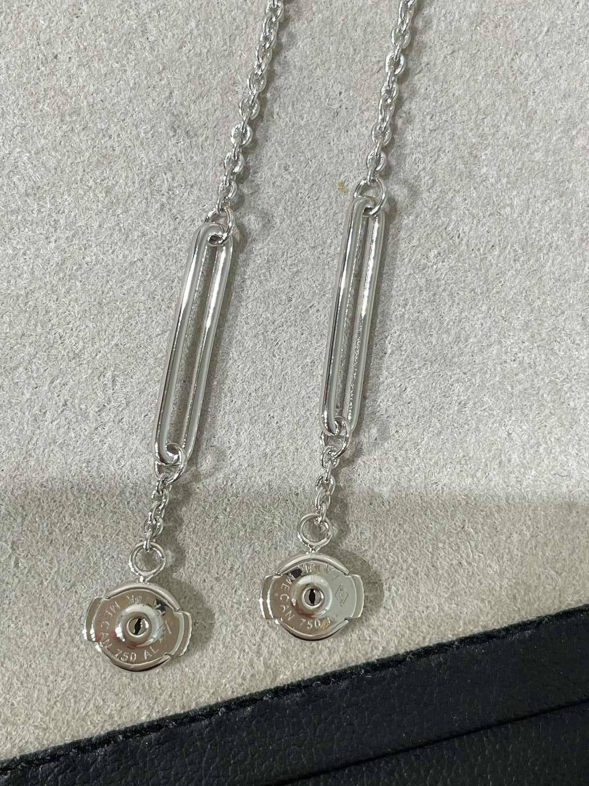 [Stellar Jewelry]CHAINE CHAOS DIAMOND DROP EARRINGS
