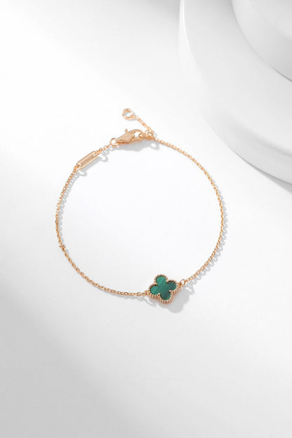 [Stellar Jewelry]CLOVER BRACELET MALACHITE 1 MOTIF