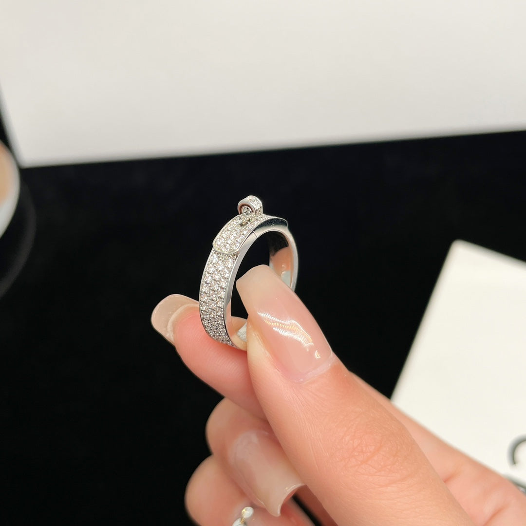 [Stellar Jewelry]KELLY SILVER DIAMOND RING